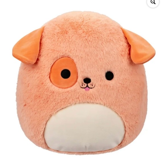 Squishmallows Orange and White Puppy Stuffed Animal Drella - Picture 1 of 4